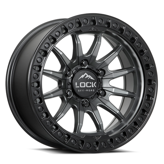 LOCK OFFROAD TRAIL Matte Grey Black Lip