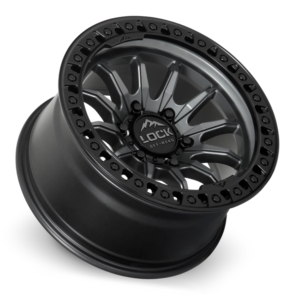 LOCK OFFROAD TRAIL Matte Grey Black Lip