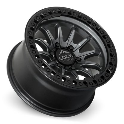 LOCK OFFROAD TRAIL Matte Grey Black Lip