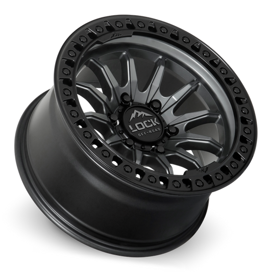 LOCK OFFROAD TRAIL Matte Grey Black Lip