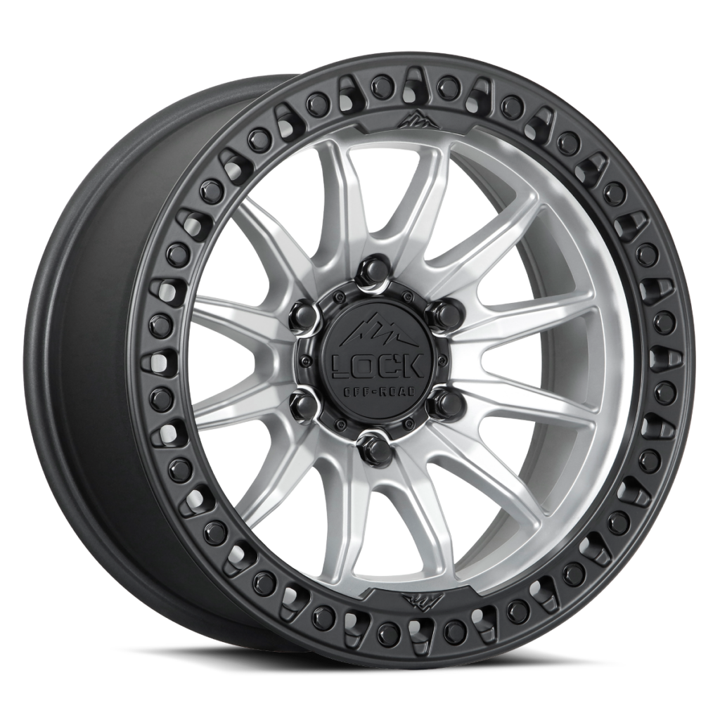 LOCK OFFROAD TRAIL Matte Silver Black Lip