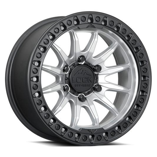 LOCK OFFROAD TRAIL Matte Silver Black Lip