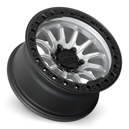 LOCK OFFROAD TRAIL Matte Silver Black Lip