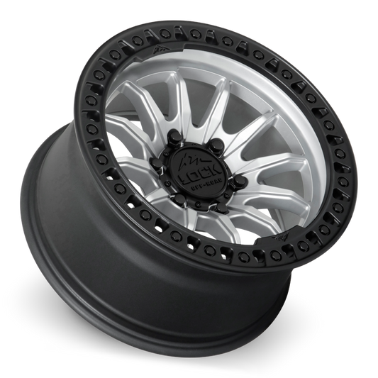 LOCK OFFROAD TRAIL Matte Silver Black Lip