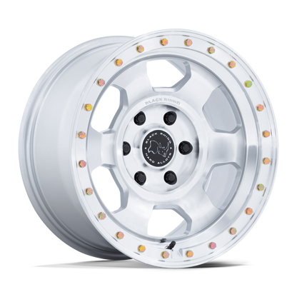 BLACK RHINO TROOPER Gloss Silver Machine Face