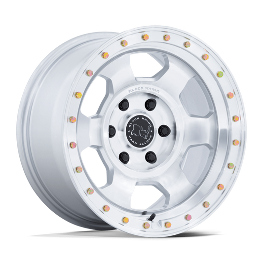 BLACK RHINO TROOPER Gloss Silver Machine Face