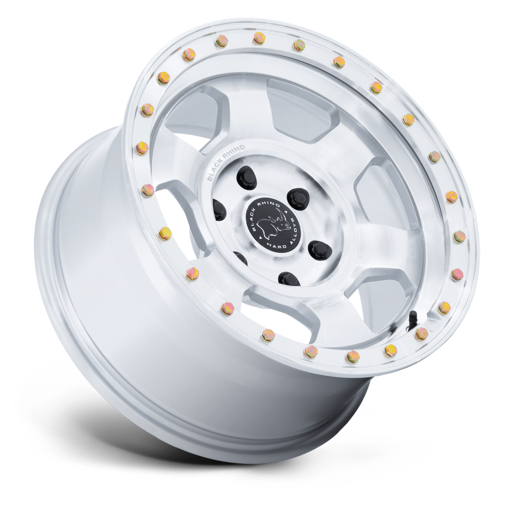 BLACK RHINO TROOPER Gloss Silver Machine Face