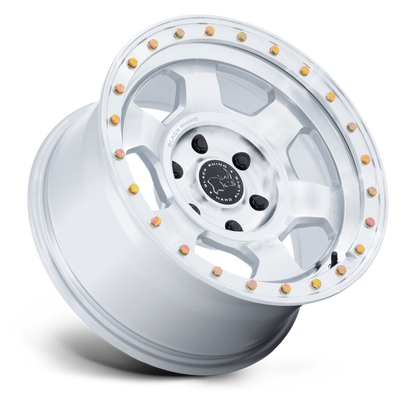 BLACK RHINO TROOPER Gloss Silver Machine Face