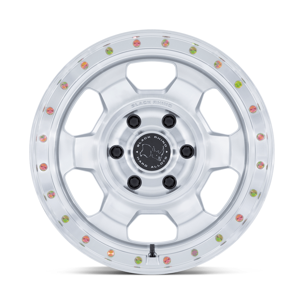 BLACK RHINO TROOPER Gloss Silver Machine Face