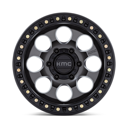 KMC RIOT SBL KM550 Anthracite  Black Lip