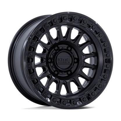 KMC IMS KM552 Matte Black Gloss Black Ring