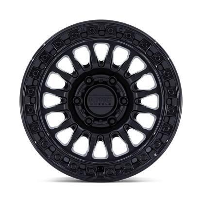 KMC IMS KM552 Matte Black Gloss Black Ring
