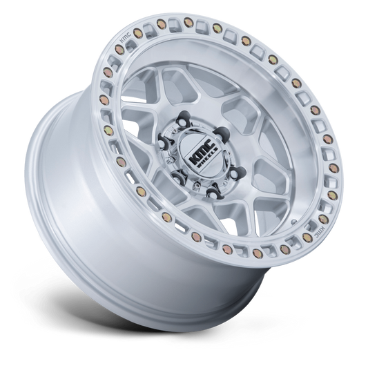 KMC TORX KM553 Gloss Silver Machine Face