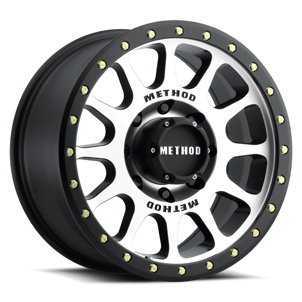 METHOD 305 NV Machined Matte Black Lip – Gas Wheels & Tyres