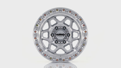 KMC TORX KM553 Gloss Silver Machine Face